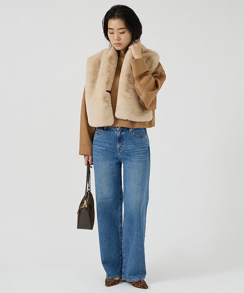 Rouge vif la cle / ルージュ・ヴィフ ラクレ デニムパンツ | 【NEEDBY heritage/ニードバイヘリテージ】ワイドストレートデニム | 詳細12