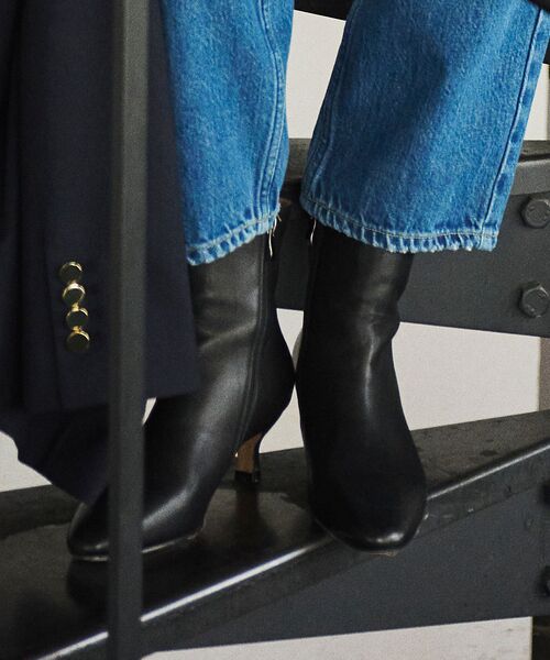 Rouge vif la cle / ルージュ・ヴィフ ラクレ ブーツ（ショート丈） | 【REMME／レメ】サイドジップレザーショートブーツ | 詳細3