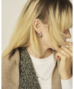 Rouge vif la cle / ルージュ・ヴィフ ラクレ ピアス・イヤリング | 【OCUCCI jewelry/オクチ ジュエリー】Hoop-strip M シ