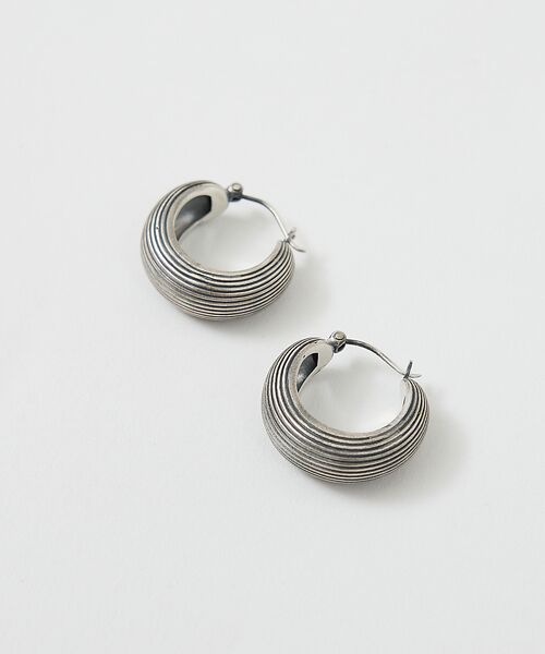 Rouge vif la cle / ルージュ・ヴィフ ラクレ ピアス・イヤリング | 【OCUCCI jewelry/オクチ ジュエリー】Hoop-strip M シ | 詳細3