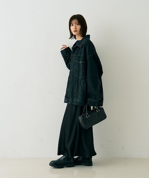 Rouge vif la cle / ルージュ・ヴィフ ラクレ Gジャン・デニムジャケット | 【AGOLDE/エーゴールドイー】REWORKED WAYNE JK リワークド | 詳細10