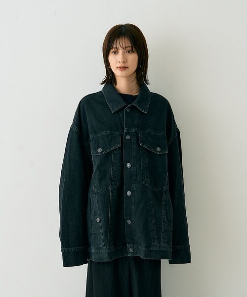 Rouge vif la cle / ルージュ・ヴィフ ラクレ Gジャン・デニムジャケット | 【AGOLDE/エーゴールドイー】REWORKED WAYNE JK リワークド | 詳細13