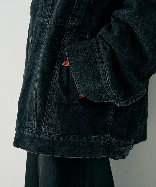 Rouge vif la cle / ルージュ・ヴィフ ラクレ Gジャン・デニムジャケット | 【AGOLDE/エーゴールドイー】REWORKED WAYNE JK リワークド | 詳細19