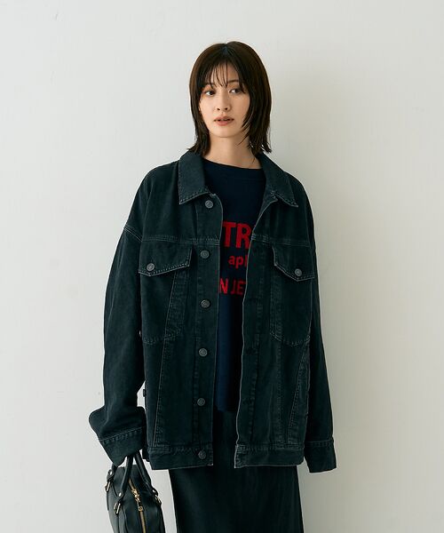 Rouge vif la cle / ルージュ・ヴィフ ラクレ Gジャン・デニムジャケット | 【AGOLDE/エーゴールドイー】REWORKED WAYNE JK リワークド | 詳細3