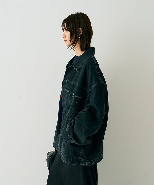 Rouge vif la cle / ルージュ・ヴィフ ラクレ Gジャン・デニムジャケット | 【AGOLDE/エーゴールドイー】REWORKED WAYNE JK リワークド | 詳細4