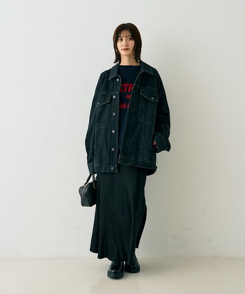 Rouge vif la cle / ルージュ・ヴィフ ラクレ Gジャン・デニムジャケット | 【AGOLDE/エーゴールドイー】REWORKED WAYNE JK リワークド | 詳細6