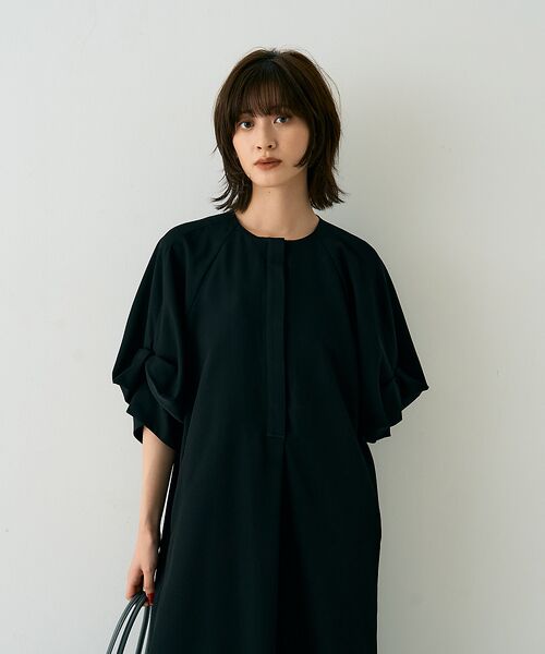 Rouge vif la cle / ルージュ・ヴィフ ラクレ ワンピース | 【TICCA/ティッカ】ドットスリーブツイストドレスワンピース | 詳細11