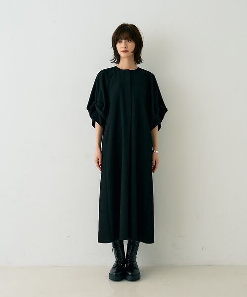 Rouge vif la cle / ルージュ・ヴィフ ラクレ ワンピース | 【TICCA/ティッカ】ドットスリーブツイストドレスワンピース | 詳細12