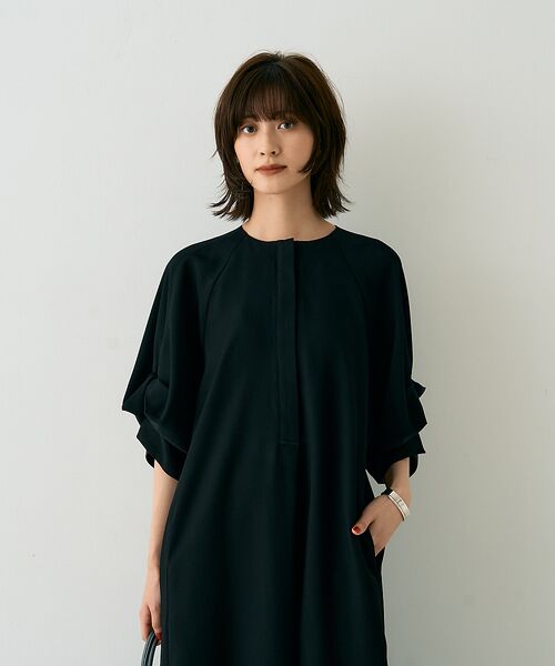 Rouge vif la cle / ルージュ・ヴィフ ラクレ ワンピース | 【TICCA/ティッカ】ドットスリーブツイストドレスワンピース | 詳細8