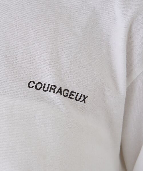 Rouge vif la cle / ルージュ・ヴィフ ラクレ Tシャツ | ガーメントダイロゴロンTシャツ | 詳細10