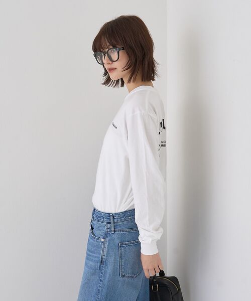 Rouge vif la cle / ルージュ・ヴィフ ラクレ Tシャツ | ガーメントダイロゴロンTシャツ | 詳細4