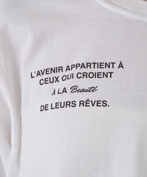 Rouge vif la cle / ルージュ・ヴィフ ラクレ Tシャツ | ガーメントダイロゴロンTシャツ | 詳細9