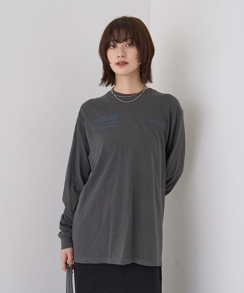 Rouge vif la cle / ルージュ・ヴィフ ラクレ Tシャツ | ガーメントダイロゴロンTシャツ | 詳細12