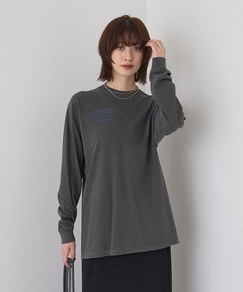 Rouge vif la cle / ルージュ・ヴィフ ラクレ Tシャツ | ガーメントダイロゴロンTシャツ | 詳細14