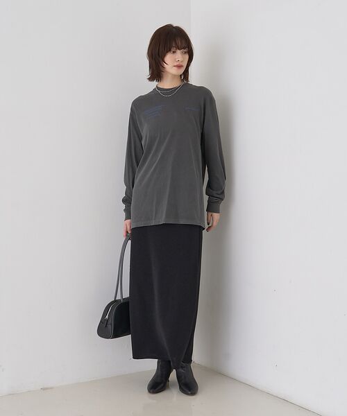 Rouge vif la cle / ルージュ・ヴィフ ラクレ Tシャツ | ガーメントダイロゴロンTシャツ | 詳細17