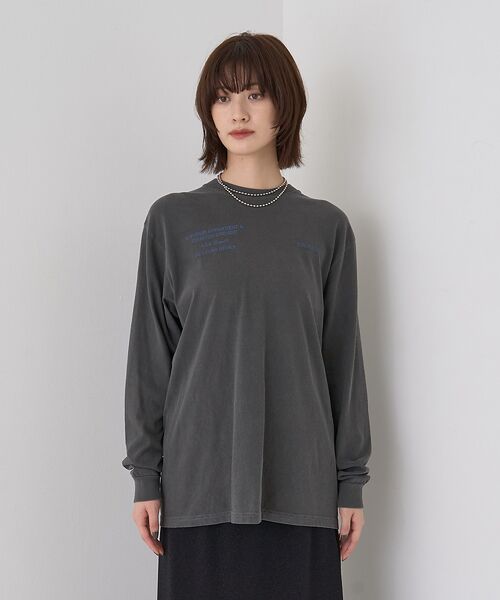 Rouge vif la cle / ルージュ・ヴィフ ラクレ Tシャツ | ガーメントダイロゴロンTシャツ | 詳細20