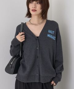 Rouge vif la cle / ルージュ・ヴィフ ラクレ カーディガン・ボレロ | ロゴニットカーディガン