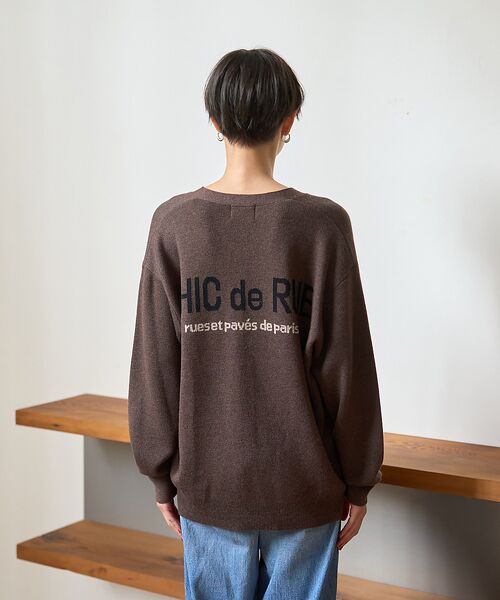 Rouge vif la cle / ルージュ・ヴィフ ラクレ カーディガン・ボレロ | ロゴニットカーディガン | 詳細12