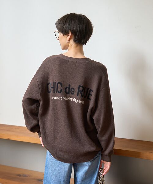 Rouge vif la cle / ルージュ・ヴィフ ラクレ カーディガン・ボレロ | ロゴニットカーディガン | 詳細5