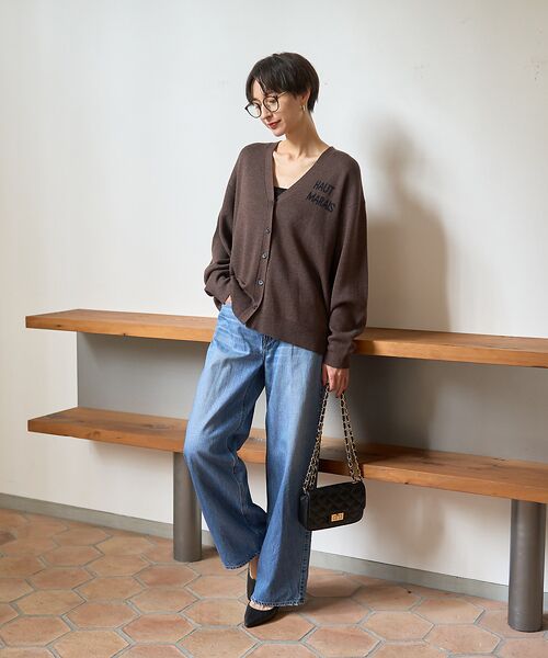 Rouge vif la cle / ルージュ・ヴィフ ラクレ カーディガン・ボレロ | ロゴニットカーディガン | 詳細6