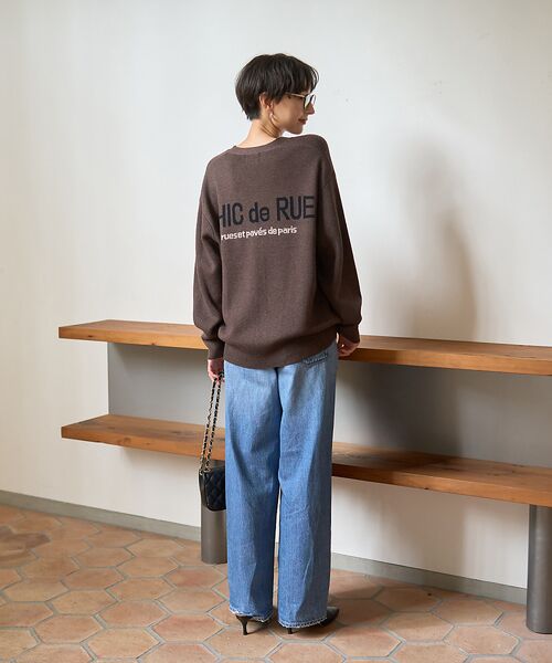 Rouge vif la cle / ルージュ・ヴィフ ラクレ カーディガン・ボレロ | ロゴニットカーディガン | 詳細8