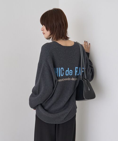 Rouge vif la cle / ルージュ・ヴィフ ラクレ カーディガン・ボレロ | ロゴニットカーディガン | 詳細19