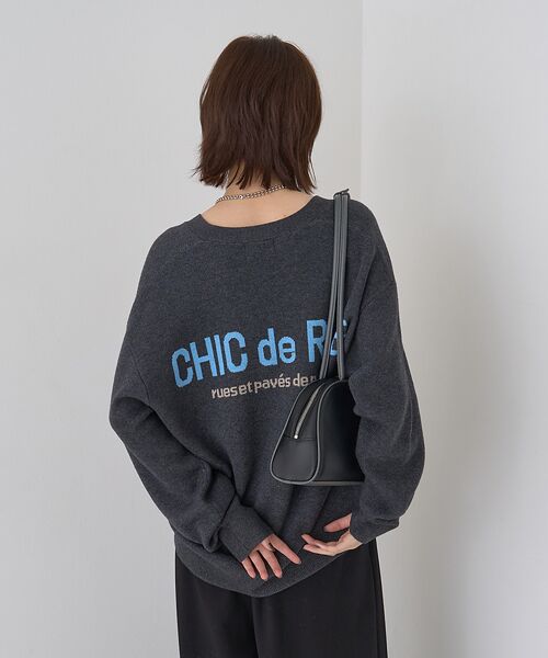 Rouge vif la cle / ルージュ・ヴィフ ラクレ カーディガン・ボレロ | ロゴニットカーディガン | 詳細20