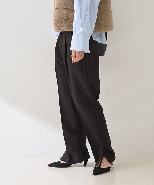 Rouge vif la cle / ルージュ・ヴィフ ラクレ ベスト | 【セットアップ2点セット】ダブルクロス ジレ×パンツ | 詳細15