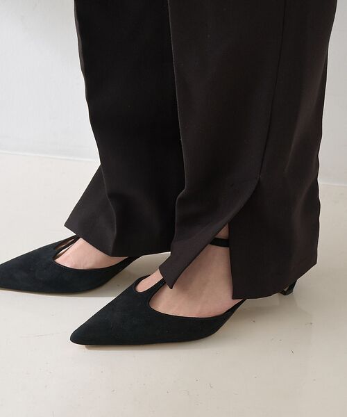 Rouge vif la cle / ルージュ・ヴィフ ラクレ ベスト | 【セットアップ2点セット】ダブルクロス ジレ×パンツ | 詳細25