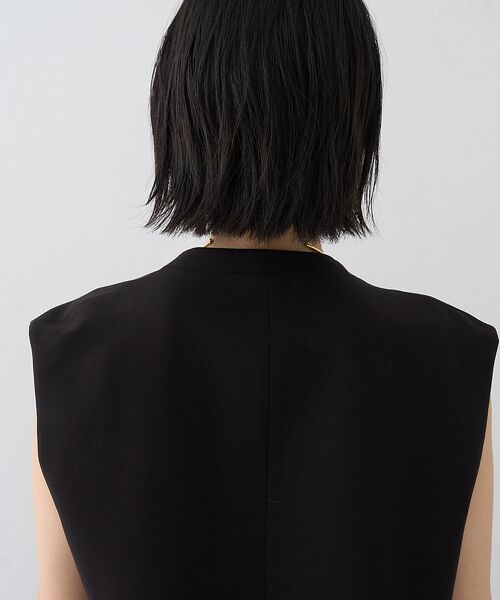 Rouge vif la cle / ルージュ・ヴィフ ラクレ ベスト | 【セットアップ2点セット】ダブルクロスジレ×タイトスカート | 詳細26