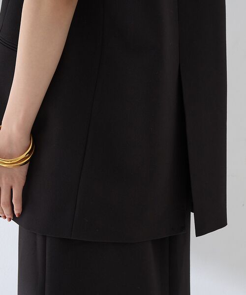 Rouge vif la cle / ルージュ・ヴィフ ラクレ ベスト | 【セットアップ2点セット】ダブルクロスジレ×タイトスカート | 詳細27