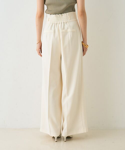 Rouge vif la cle / ルージュ・ヴィフ ラクレ パンツ | 【一部店舗限定】【3サイズ展開】ベルト付きハイウエストタックパンツ | 詳細14