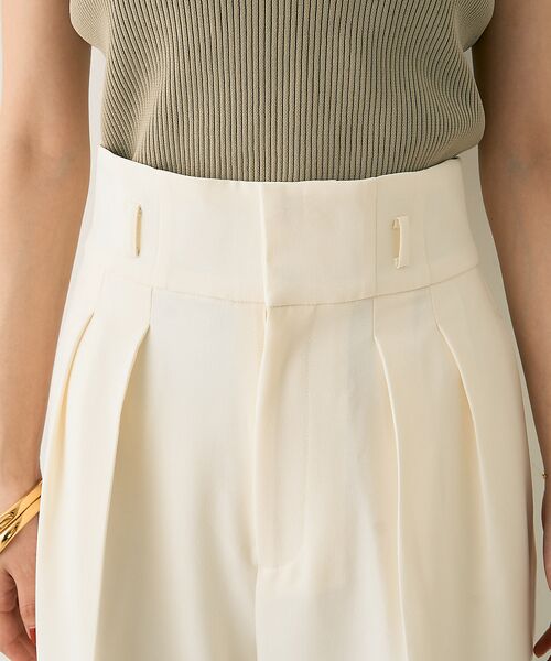 Rouge vif la cle / ルージュ・ヴィフ ラクレ パンツ | 【一部店舗限定】【3サイズ展開】ベルト付きハイウエストタックパンツ | 詳細16