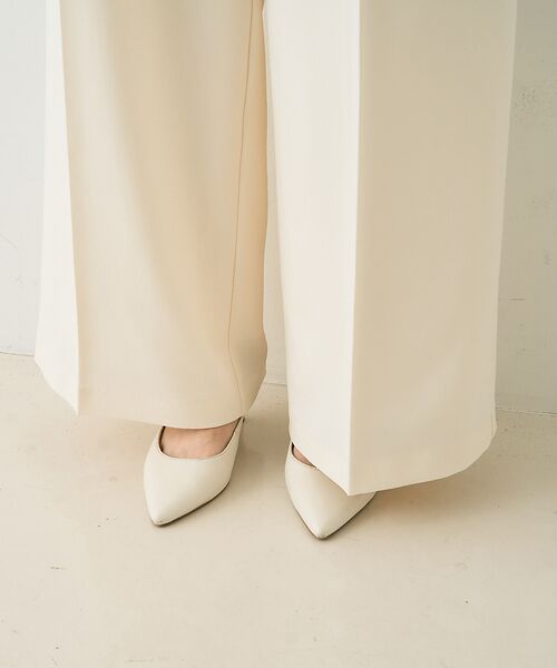 Rouge vif la cle / ルージュ・ヴィフ ラクレ パンツ | 【一部店舗限定】【3サイズ展開】ベルト付きハイウエストタックパンツ | 詳細18