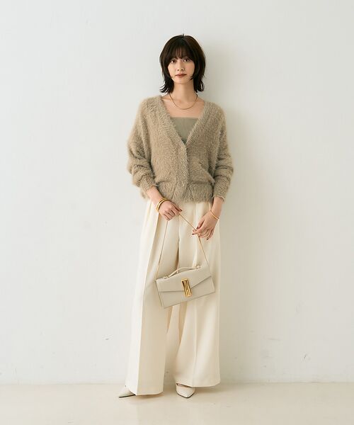 Rouge vif la cle / ルージュ・ヴィフ ラクレ パンツ | 【一部店舗限定】【3サイズ展開】ベルト付きハイウエストタックパンツ | 詳細5