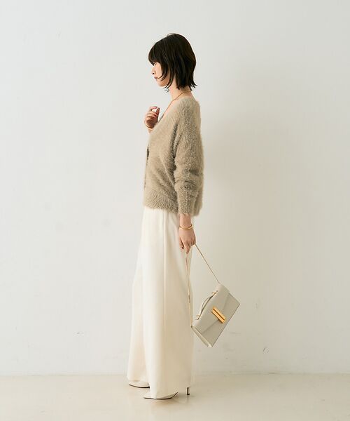 Rouge vif la cle / ルージュ・ヴィフ ラクレ パンツ | 【一部店舗限定】【3サイズ展開】ベルト付きハイウエストタックパンツ | 詳細8