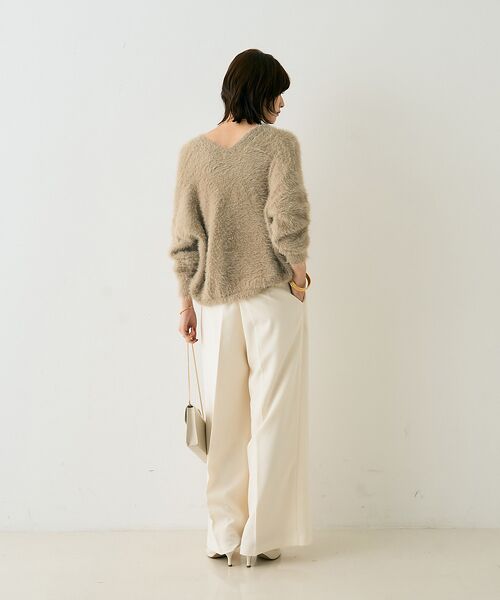 Rouge vif la cle / ルージュ・ヴィフ ラクレ パンツ | 【一部店舗限定】【3サイズ展開】ベルト付きハイウエストタックパンツ | 詳細9