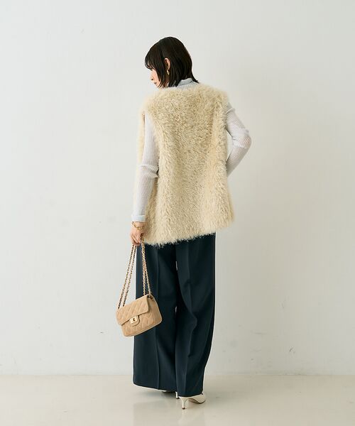 Rouge vif la cle / ルージュ・ヴィフ ラクレ パンツ | 【一部店舗限定】【3サイズ展開】ベルト付きハイウエストタックパンツ | 詳細28