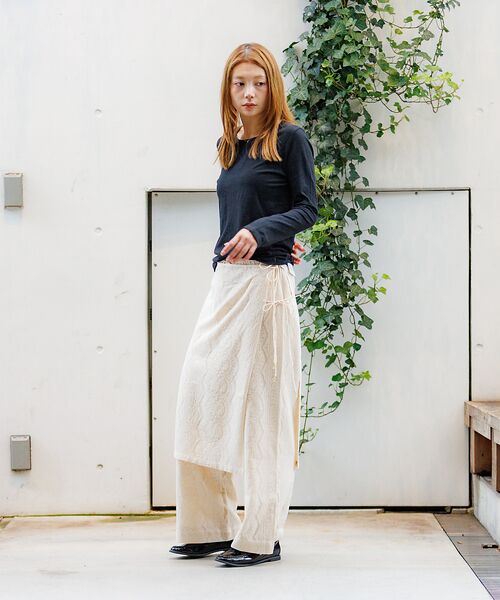 Rouge vif la cle / ルージュ・ヴィフ ラクレ Tシャツ | 【HANES/ヘインズ】【2枚組】クルーネックロングスリーブTシャツ 5.3oz | 詳細11