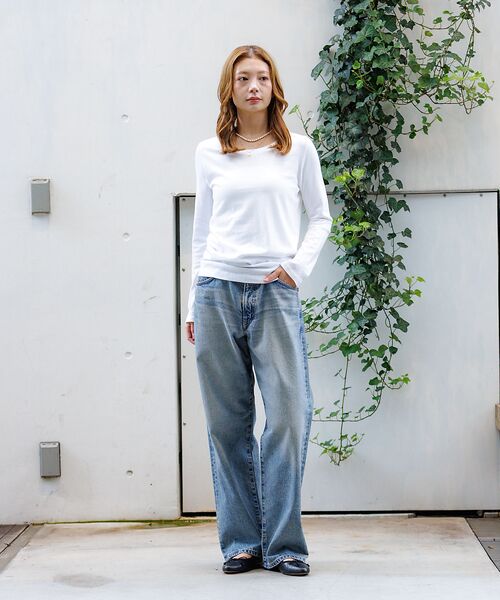 Rouge vif la cle / ルージュ・ヴィフ ラクレ Tシャツ | 【HANES/ヘインズ】【2枚組】クルーネックロングスリーブTシャツ 5.3oz | 詳細13