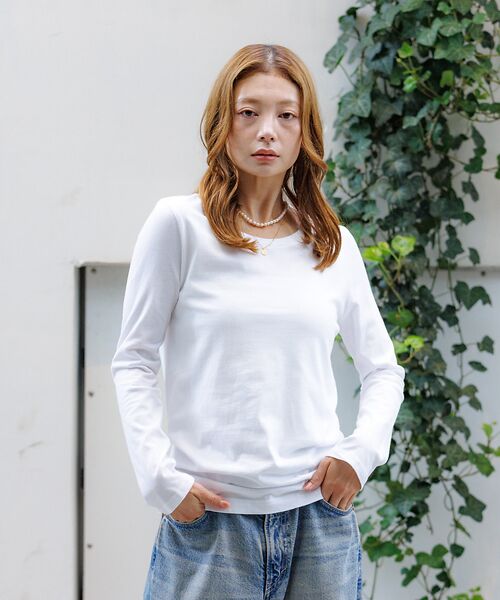 Rouge vif la cle / ルージュ・ヴィフ ラクレ Tシャツ | 【HANES/ヘインズ】【2枚組】クルーネックロングスリーブTシャツ 5.3oz | 詳細14