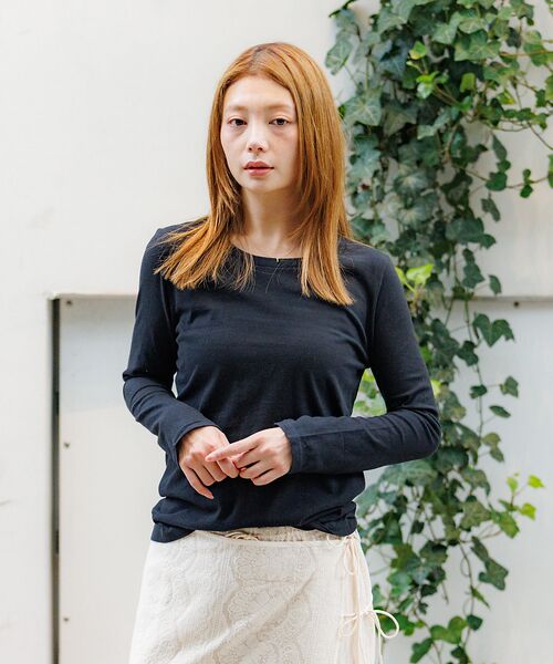 Rouge vif la cle / ルージュ・ヴィフ ラクレ Tシャツ | 【HANES/ヘインズ】【2枚組】クルーネックロングスリーブTシャツ 5.3oz | 詳細8