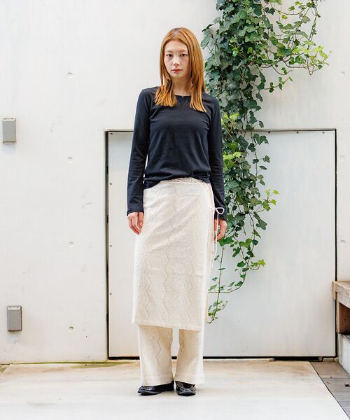 Rouge vif la cle / ルージュ・ヴィフ ラクレ Tシャツ | 【HANES/ヘインズ】【2枚組】クルーネックロングスリーブTシャツ 5.3oz | 詳細9