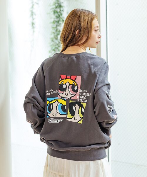 Rouge vif la cle / ルージュ・ヴィフ ラクレ スウェット | 【DISCUS/ディスカス】【コラボ】DISCUS×パワーパフガールズスウェット | 詳細21