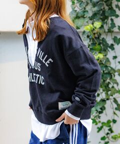 Rouge vif la cle / ルージュ・ヴィフ ラクレ スウェット | 【DISCUS/ディスカス】裏毛スキッパーUネックスウェット/トップス/スウェッ