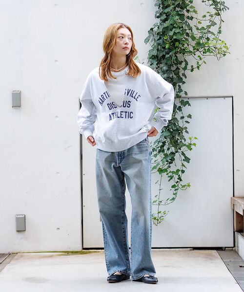 Rouge vif la cle / ルージュ・ヴィフ ラクレ スウェット | 【DISCUS/ディスカス】裏毛スキッパーUネックスウェット/トップス/スウェッ | 詳細6