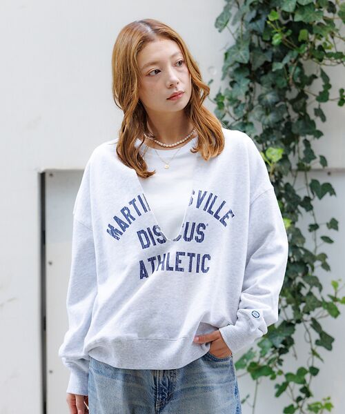 Rouge vif la cle / ルージュ・ヴィフ ラクレ スウェット | 【DISCUS/ディスカス】裏毛スキッパーUネックスウェット/トップス/スウェッ | 詳細8