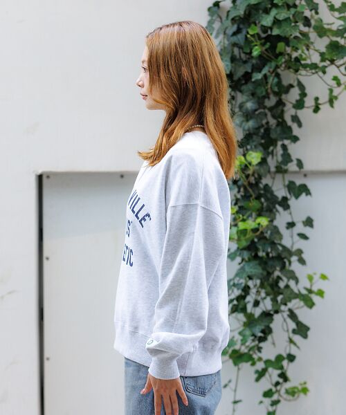 Rouge vif la cle / ルージュ・ヴィフ ラクレ スウェット | 【DISCUS/ディスカス】裏毛スキッパーUネックスウェット/トップス/スウェッ | 詳細11