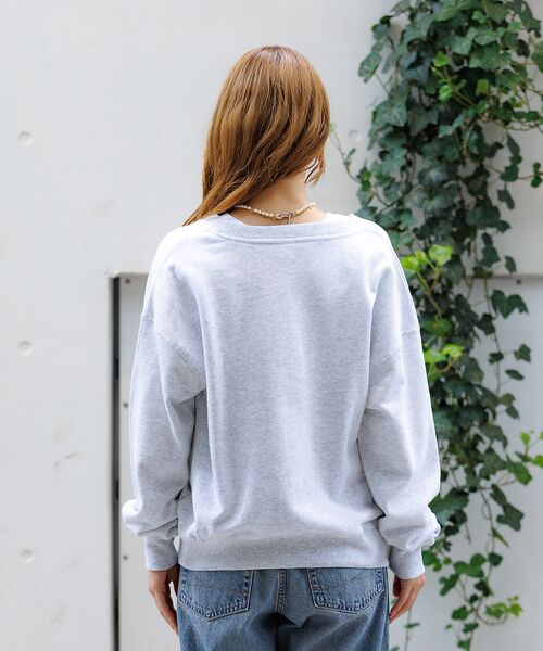 Rouge vif la cle / ルージュ・ヴィフ ラクレ スウェット | 【DISCUS/ディスカス】裏毛スキッパーUネックスウェット/トップス/スウェッ | 詳細12