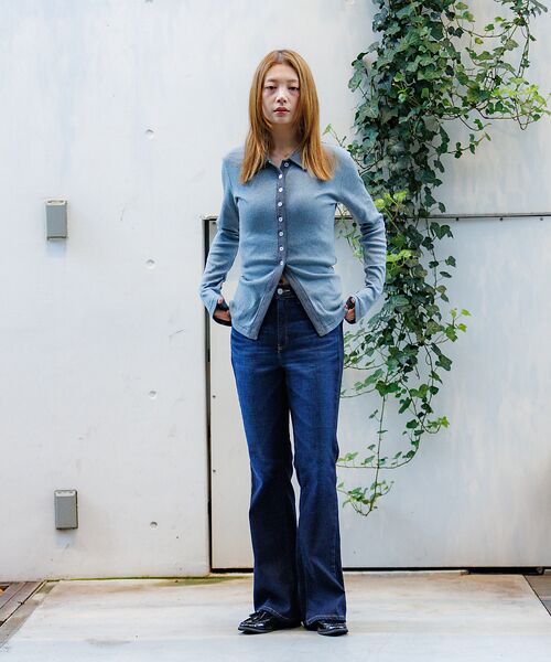 Rouge vif la cle / ルージュ・ヴィフ ラクレ カーディガン・ボレロ | 【Robert P.Miller / ロバートピーミラー】パネルリブカーディガン | 詳細4